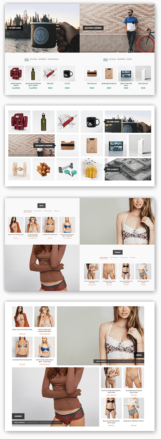 Element Theme Features - Smart Product Collections plugin included