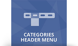 categories header menu plugin