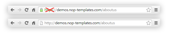 redirect topic pages to http