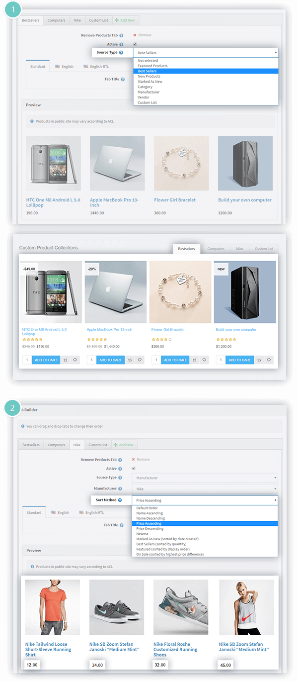 Smart Product Collections Features - product collections