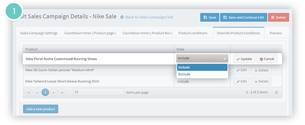 Sale Campaigns Plugin Features - custom segments