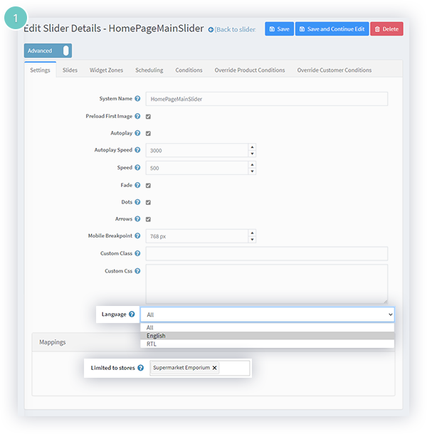 Anywhere Sliders Plugin Features - slider effects