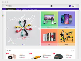 Pioneer theme for nopCommerce