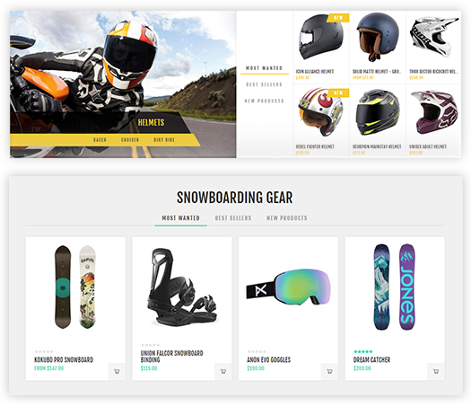 Venture Theme Features - Smart Product Collections plugin included
