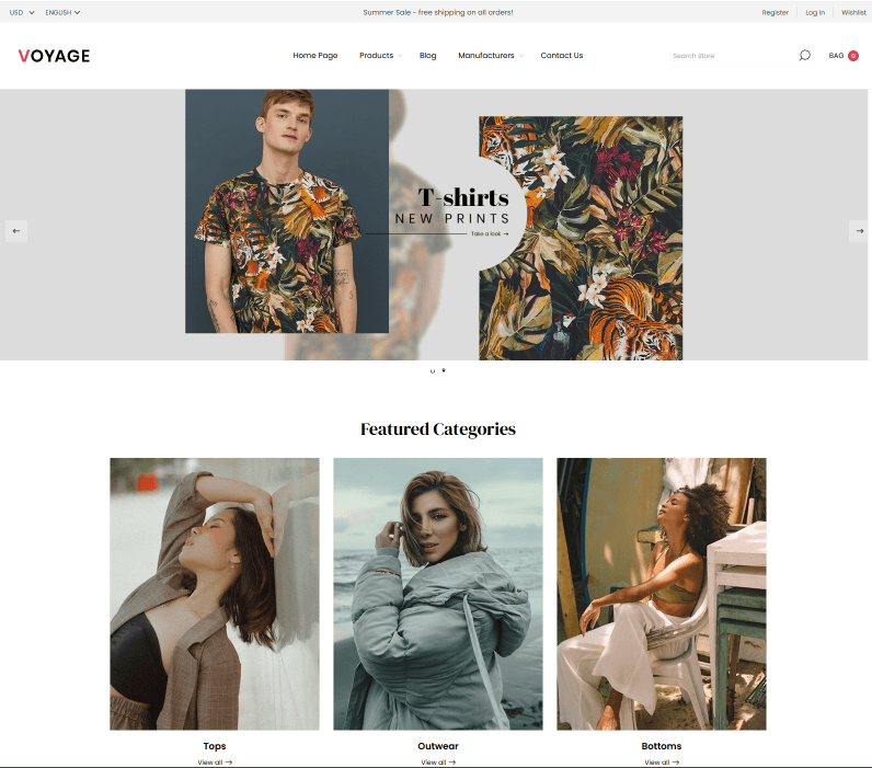 voyage-theme-homepage