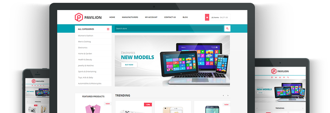 Nop Pavilion Responsive Theme