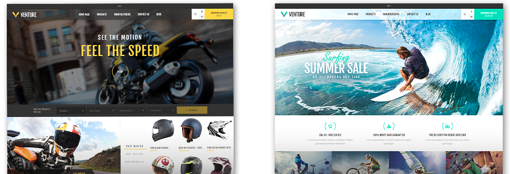 Nop Venture Responsive Theme