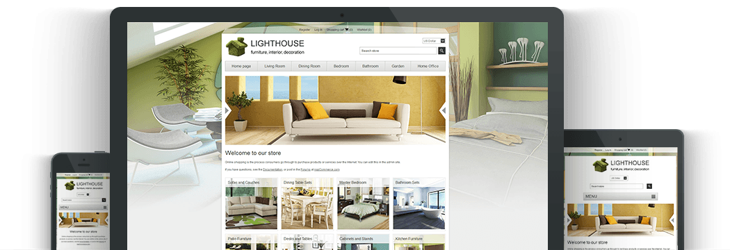 Nop Lighthouse Responsive Theme