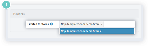 Store Locator Plugin Features - limit a shop location per store. A useful feature if you run a nopCommerce multi-store