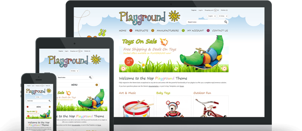 Preview of Playground Theme for nopCommerce