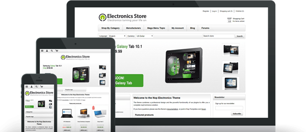 Preview of Electronics Theme for nopCommerce