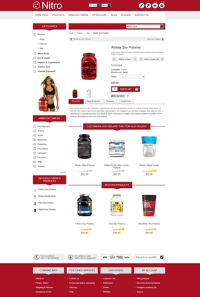 Nitro Theme - Product Page