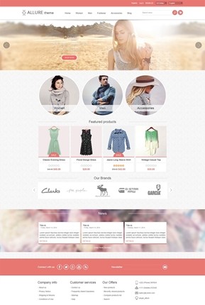 Allure Theme - Home Page