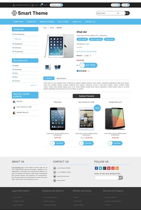 Smart Theme - Product Page