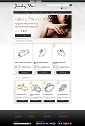 Jewelry Theme - Home Page