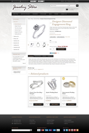 Jewelry Theme - Product Page