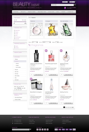 Beauty Theme - Category Page