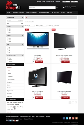 ShopAll Theme - Category Page