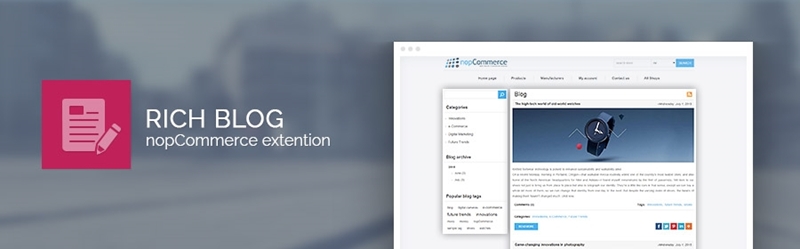 Why your blog needs the new Nop Rich Blog plugin?