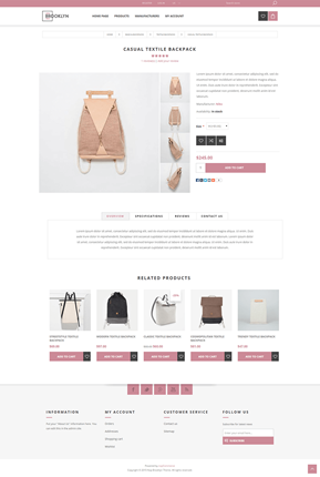 Brooklyn Theme - Product Page Variant 2