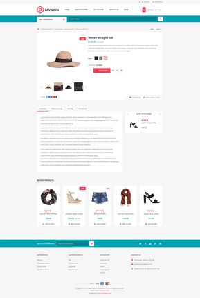 Pavilion Theme - Product Page