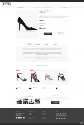 Uptown Theme - Product Page