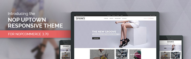 Bold, modern, functional – meet the new Nop Uptown Theme for nopCommerce