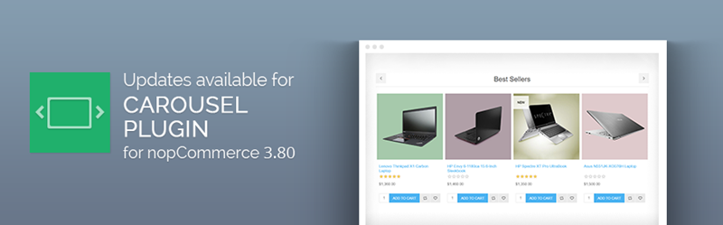 Nop Carousel plugin gets a major makeover for nopCommerce 3.80