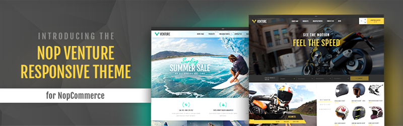 Nop Venture Theme Released for nopCommerce 4.0.