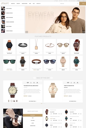 Pacific Theme for nopCommerce - Home Page