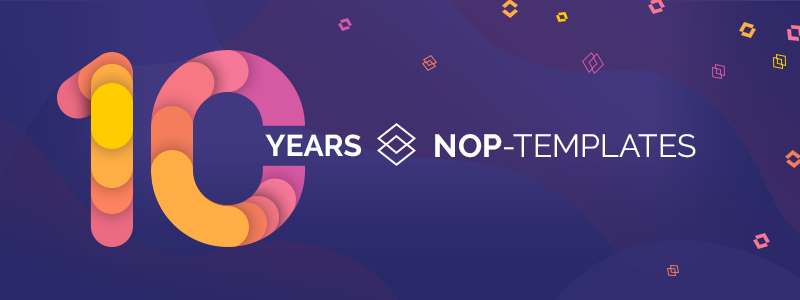 10 Years Nop-Templates!