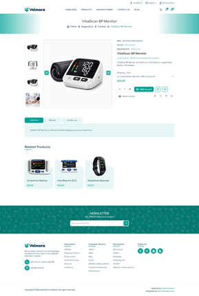 Velmora Theme product detail page